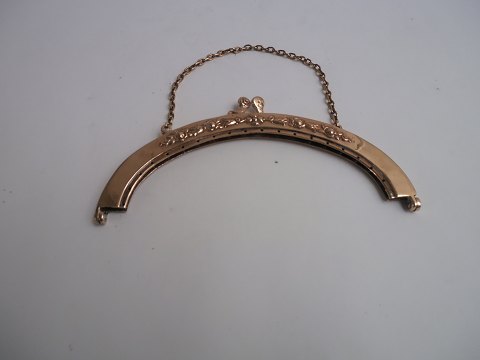 Bag 
Lock in brass, Denmark approx. 1920.