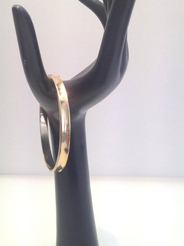 Enkel 14k guldarmring