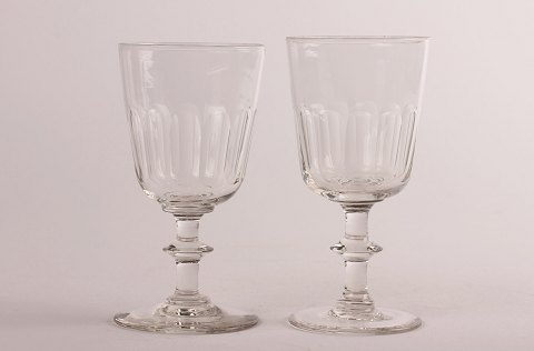 Cut Berlinois
Chr. D. 8. Glass
Red wine glasses
H ca. 15 cm