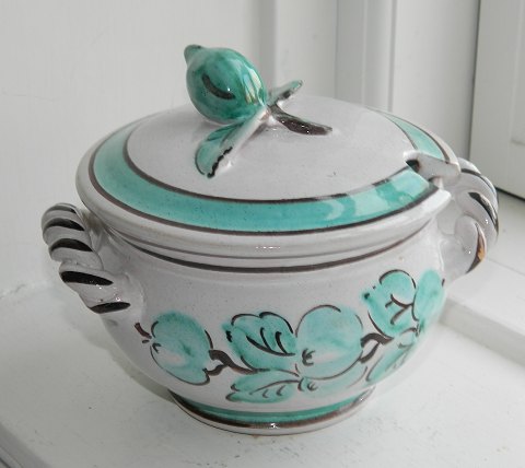 Small tureen in ceramics: Jam Jar from Lars Syberg pottery