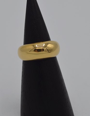 18k guldring. Str. 54,5