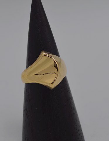 14k guldring. Str. 60