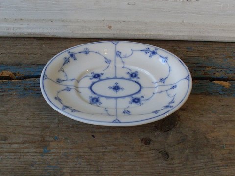 Royal Copenhagen Blue Fluted saucer for sauce bowl, 1850-1898