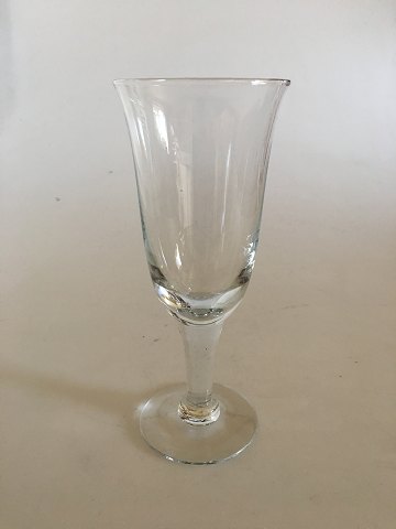 "Hvid Klokke" Ølglas Holmegaard