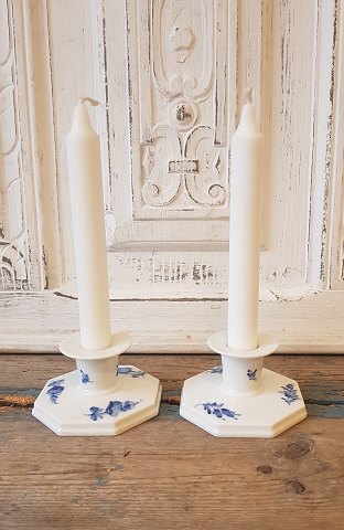 Royal Copenhagen Blue Flower candlesticks no. 3334