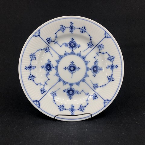 Blue Fluted Plain cake plate, 15.5 cm.