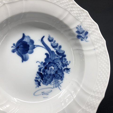 Blue Flower Braided deep plate
