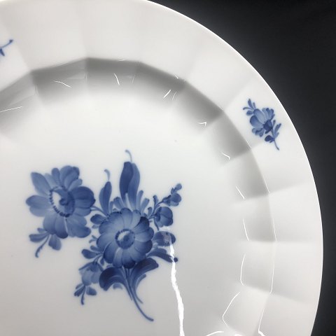 Blue Flower Angular round dish
