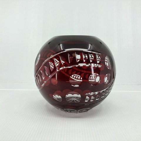 Spherical art deco vase
