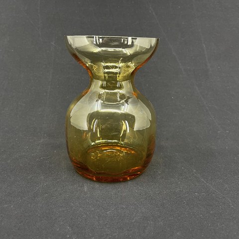 Amber hyacinth glass from Holmegaard Glassworks
