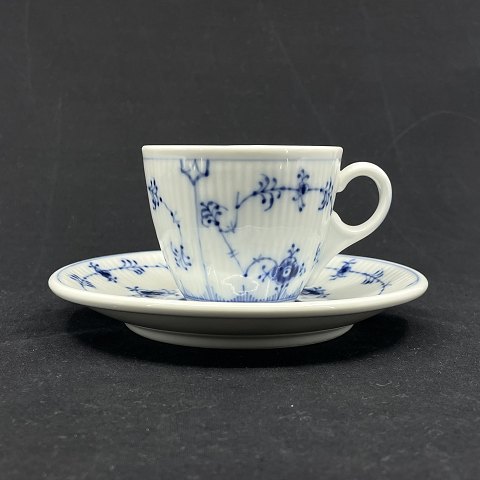 Blue Fluted Plain hotel porcelain coffee cup 1/2211.
