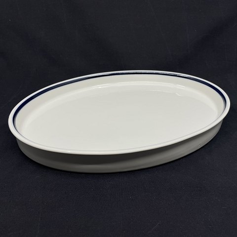 Indigo oval dish
