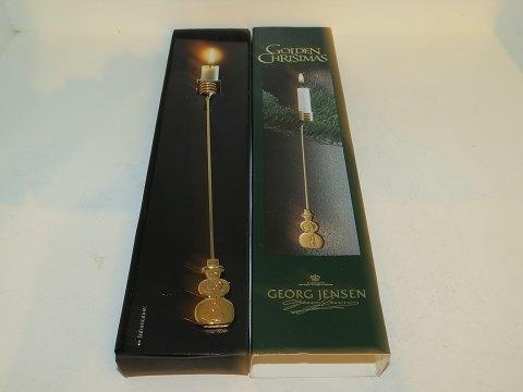 Georg Jensen Christmas
Golden Christmas Candle holder - Snow man