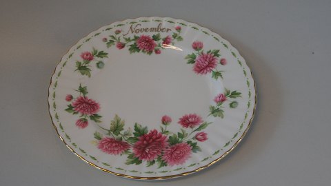 Breakfast plate "November" Royal Albert Monthly
English Stel
Flower motif: Chrysanthemum