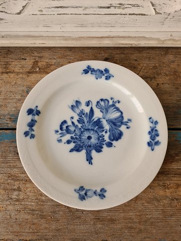 Royal Copenhagen Antik Blå Blomst Flettet frokosttallerken 20 cm. Ca. 1800-1820