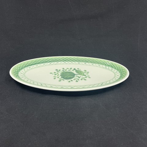 Green Tranquebar oval dish