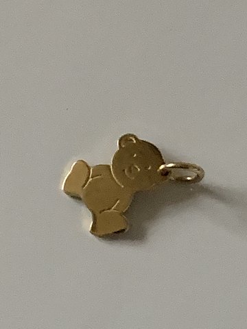 Bamse Vedhæng/Charms i 14 karat guld 
Stemplet 585
Højde 23,20 mm ca