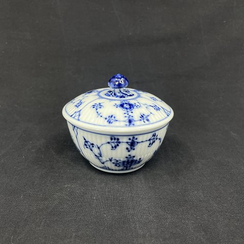 Blue Fluted Plain tea sugar bowl