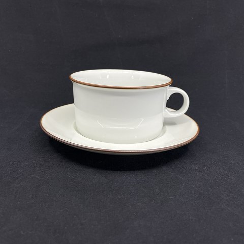 Brown Domino tea cup
