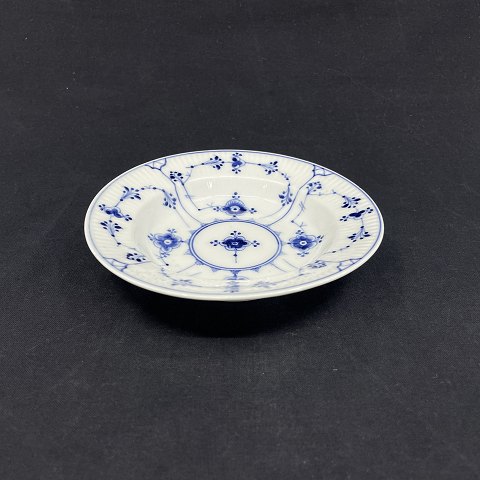 Blue Fluted Plain compote plate, 14 cm.