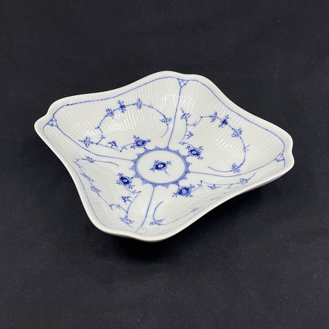 Blue Fluted Plain square bowl