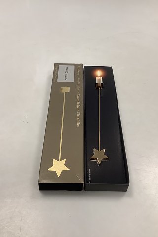 Georg Jensen Golden Christmas Candleholder - Star 1990