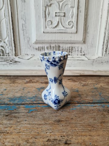 Royal Copenhagen Blue fluted full lace vase no. 1162