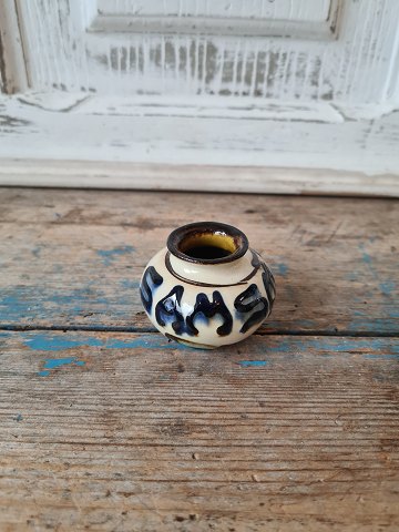 Kähler miniature vase med teksten Samsø