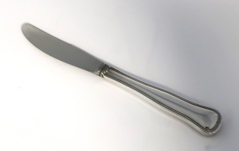 Dobbeltriflet. Cohr. Sølvplet. Middagskniv. Længde 20,2 cm.