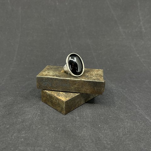 Ring with blood stone by Hermann Siersbøl