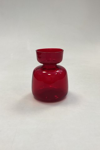 Red Hyacinth Glass Holmegaard / Kastrup /Fyens Glass Works
