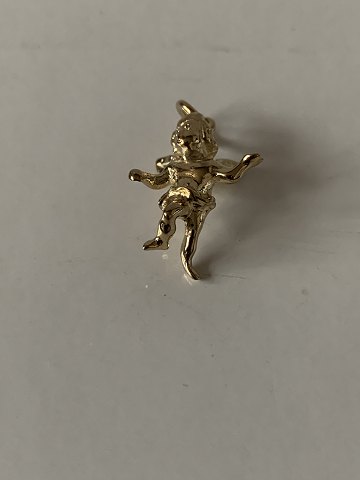 Engel Vedhæng/Charms 8 karat Guld Højde med øksen 2,3 cm.
Bredde 1,0 cm.