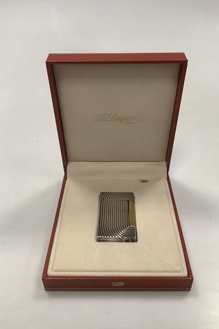 S.T. Dupont Dame Lighter i Sølvplet og boks