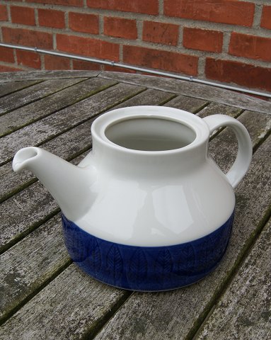 Blue Koka Swedish porcelain, Tea pot without lid
