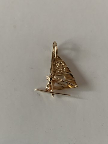 Charm i 14 karat guld, til armbånd eller halskæde. Stemplet 585.