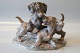 Rare Dahl Jensen Figurine of Two Dachshunds playing