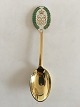 Anton Michelsen Commemorative Spoon In Gilded Sterling Silver from 1968
