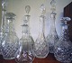 Various glass decanters