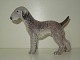 Sjælden Dahl Jensen Hunde Figur, Bedlington Terrier