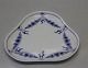 B&G Blå Empire porcelæn
052 d Trekantet bakke, plat de menage 14 cm (361)