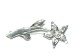 Platinum Brooch with Brilliants