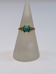 14k guldring m. tyrkis sten. Str. 51½