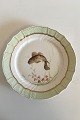 Royal Copenhagen Green Fish Plate  No 919/1710 with Gubius Niger