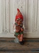 Sweet old terracotta elf 34 cm.