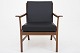 Ole Wanscher / Snedkermester A. J. Iversen
Armchair in mahogany, reupholstered in black Savanne leather
Good, used condition
1 pc. in stock
