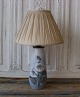 Royal Copenhagen bordlampe no. 184, dekoreret med stokrose