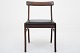 Ole Wanscher / P. Jeppesen
"Rungstedlund" dining chair in rosewood and seat in black leather
Good condition
4 pcs. på lager
