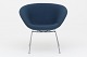 Arne Jacobsen / Fritz Hansen
AJ 3318 - Reupholstered "The Pot" in Steelcut 2 (col. 780) w. frame in steel. 
We can offer upholstery of the chair in fabric or leather of your choice.
Availability: 6-8 weeks
Renovated
