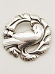 Georg Jensen sterling sølv broche med due 123 solgt