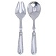 Georg Jensen, Rope, large salad serving set, 1923